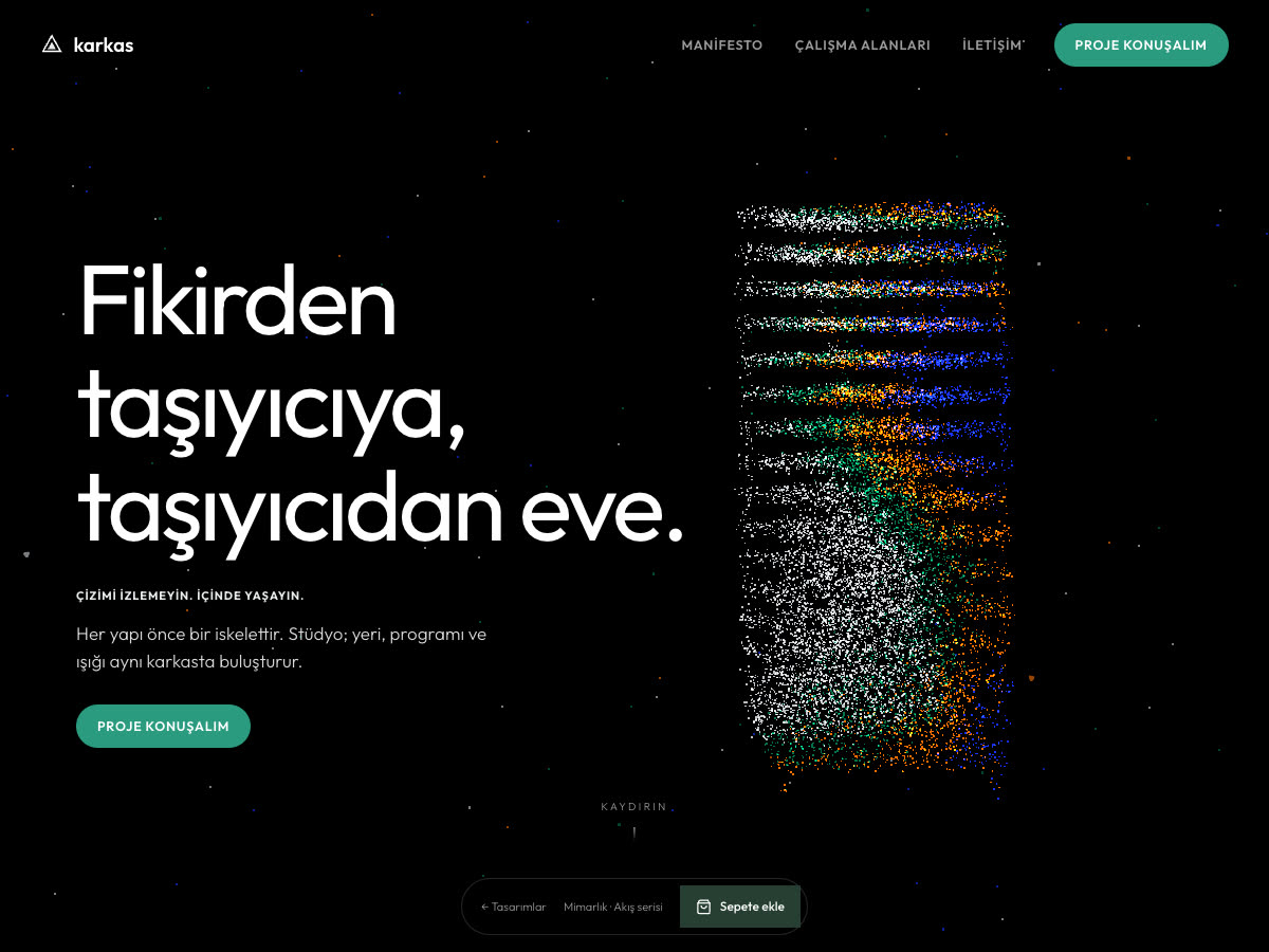 Karkas web sitesi önizlemesi