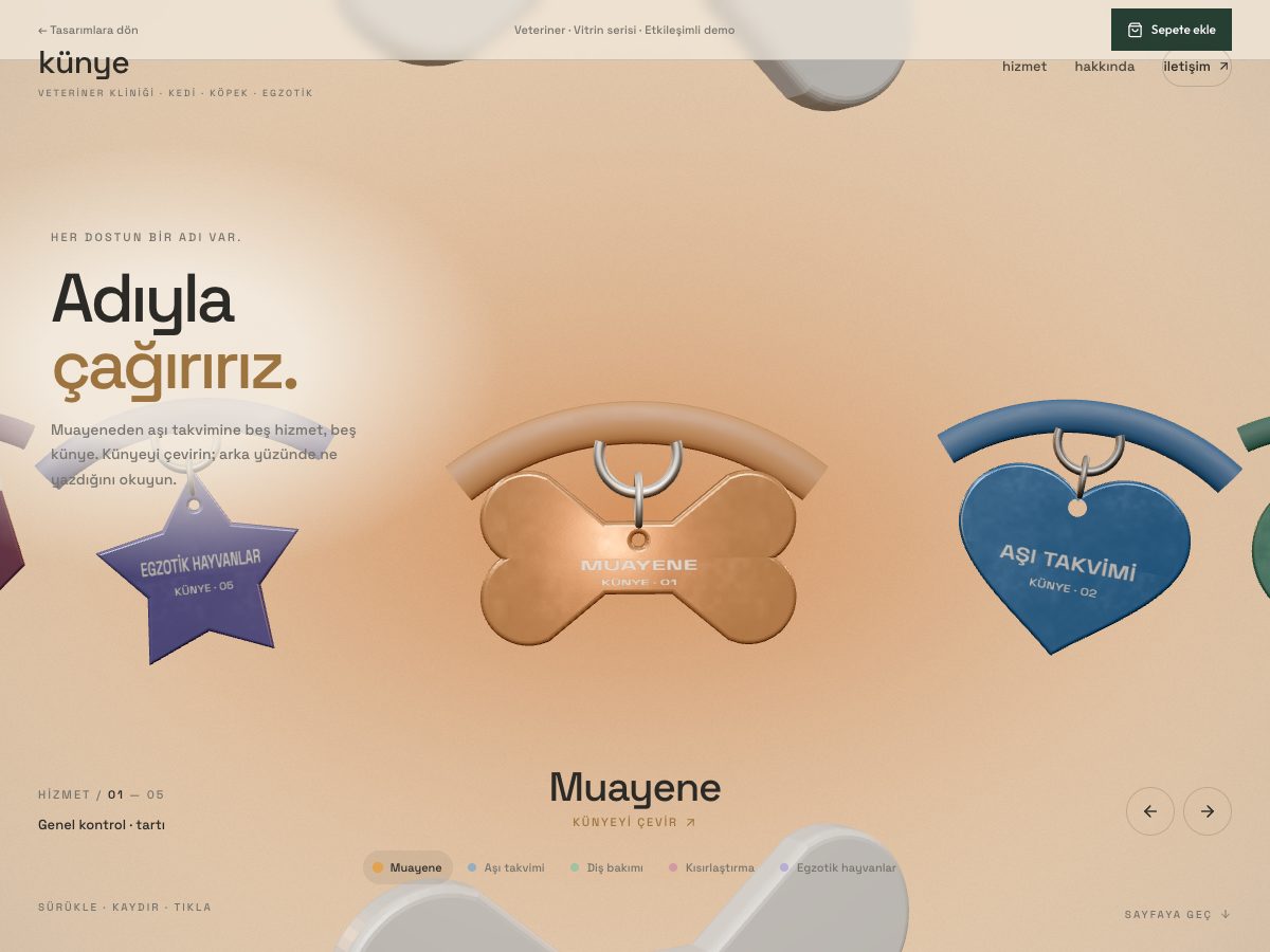 Künye web sitesi önizlemesi